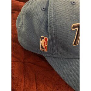 Adidas Oklahoma City Thunder Hat NBA Basketball Cap Mens Blue Spellout Wool Bld